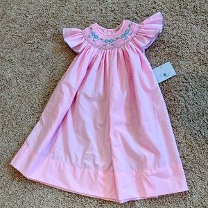 Remember Nguyen toddler dress, pink boutique, embroidered, size 4T, NWT